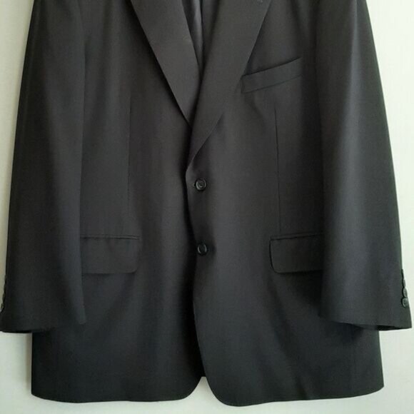 SAMUELSOHN | 100% Wool Italy Union Made Vintage Blazer Jacket Navy Men's Sz 46 R - Picture 3 of 15